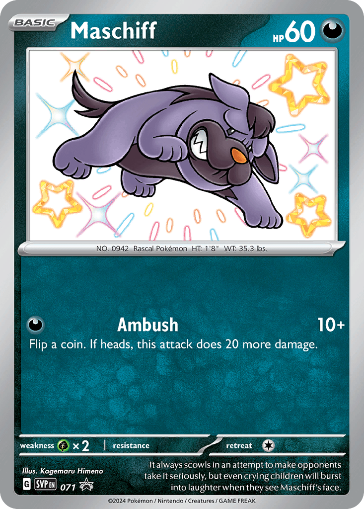 Maschiff 2023 Pokemon