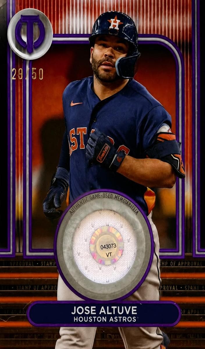 Jose Altuve 2024 topps Topps Tribute