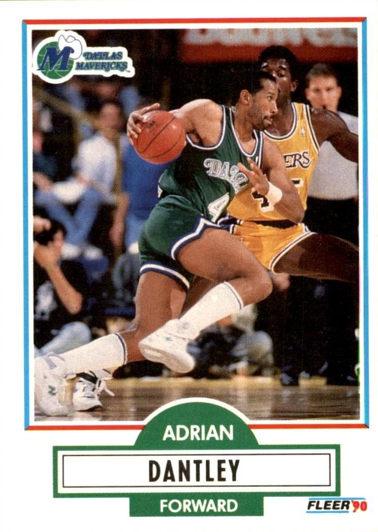 Adrian Dantley 1990 fleer Fleer