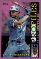 Jac Caglianone 2026 topps Topps Series 1 Topps Profiles
