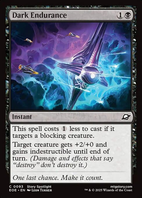 Dark Endurance 2025 Magic: The Gathering Edge of Eternities