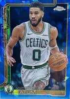 Jayson Tatum 2025 topps Topps Chrome Sapphire