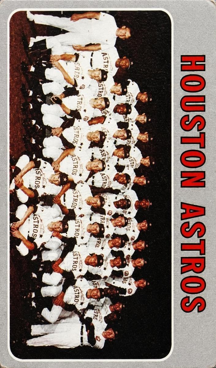 Houston Astros 1970 topps Topps