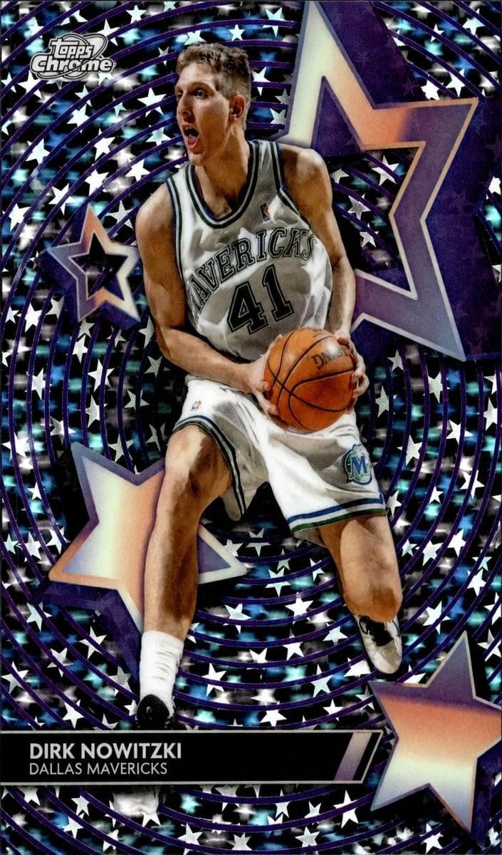 Dirk Nowitzki 2025 topps Topps Cosmic Chrome