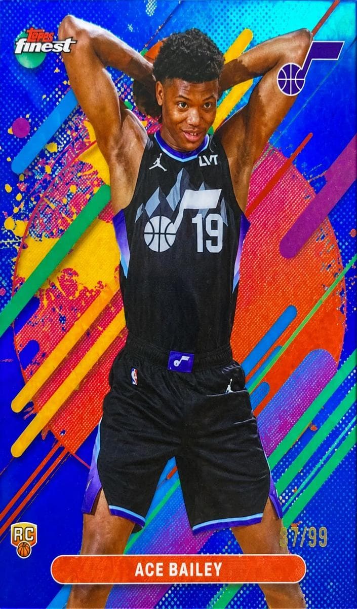 Ace Bailey 2025 topps Topps Finest Rare example 2