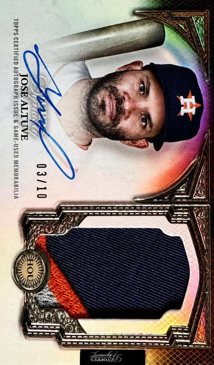 Jose Altuve 2023 topps Topps Dynasty