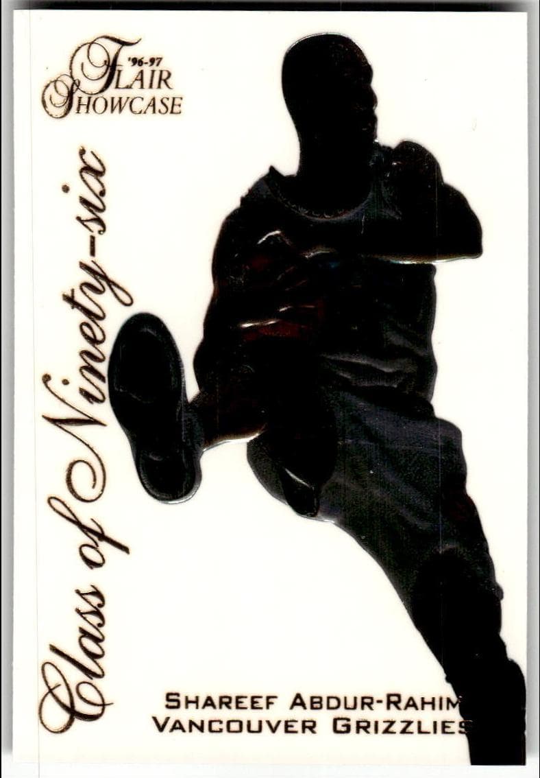 Shareef Abdur-Rahim 1996 panini Hoops