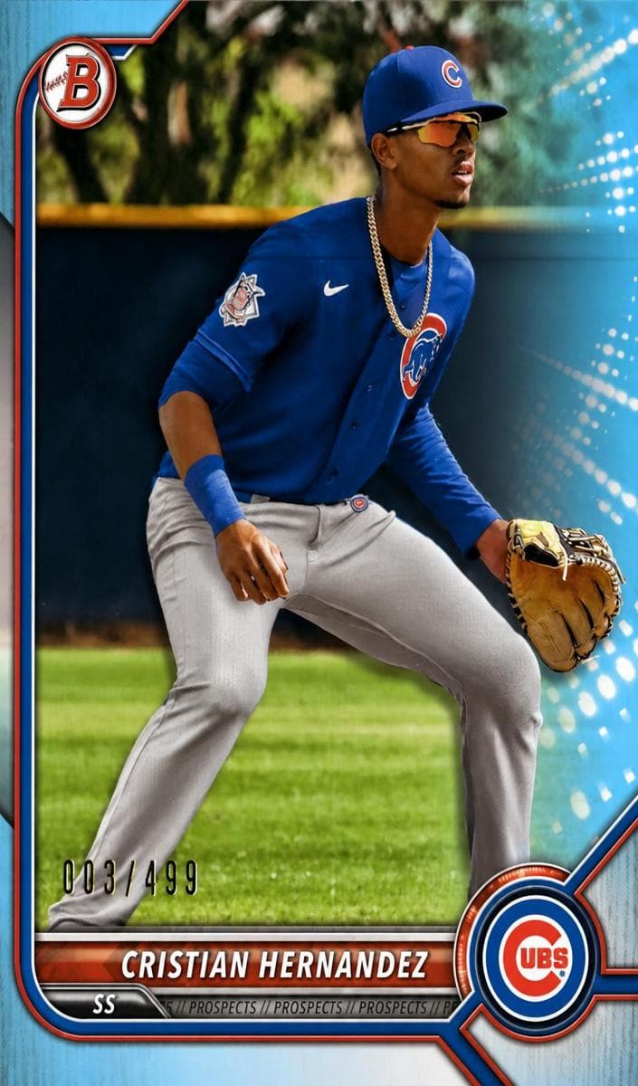 Cristian Hernandez 2022 bowman Bowman