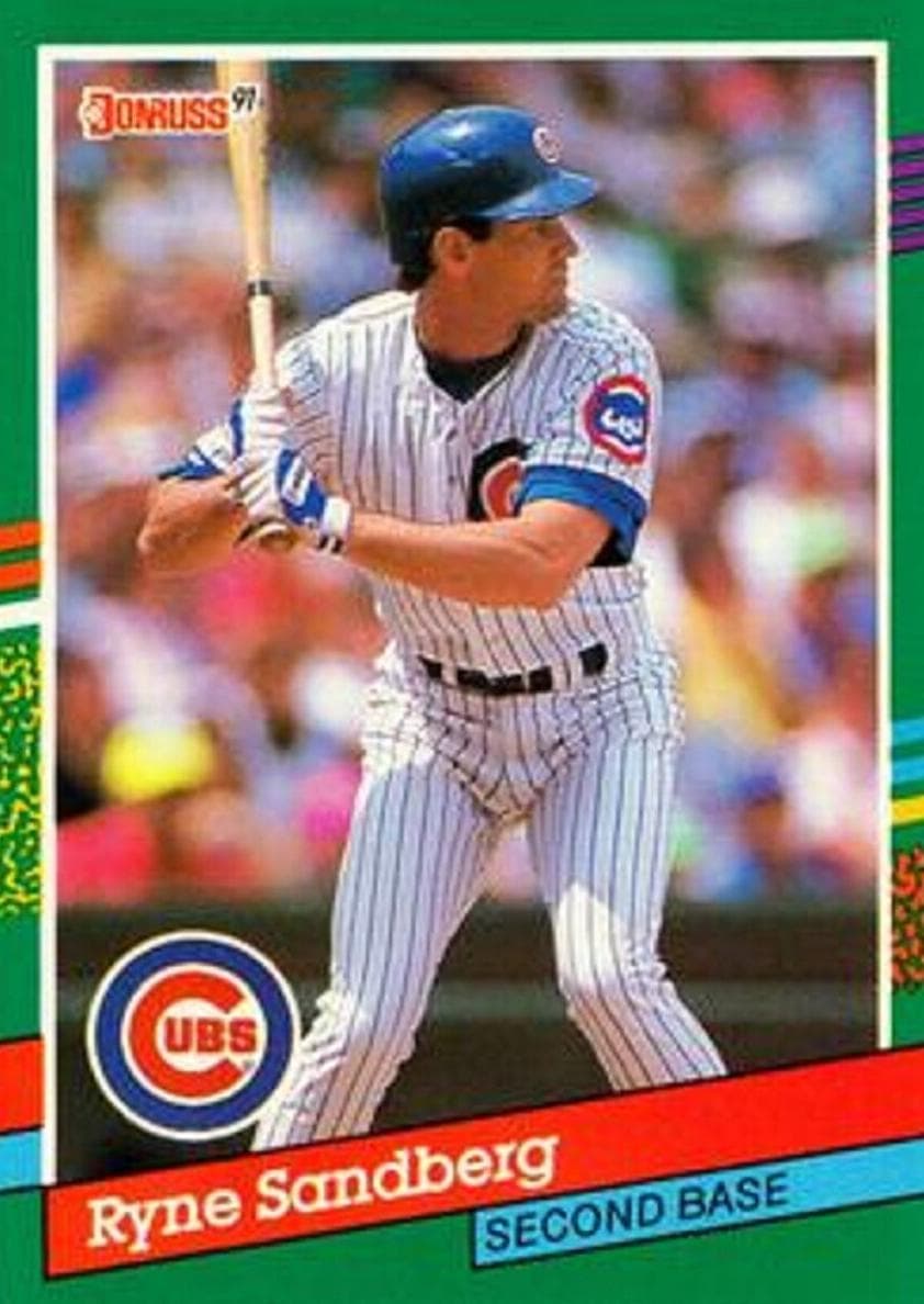 Ryne Sandberg 1991 panini Donruss