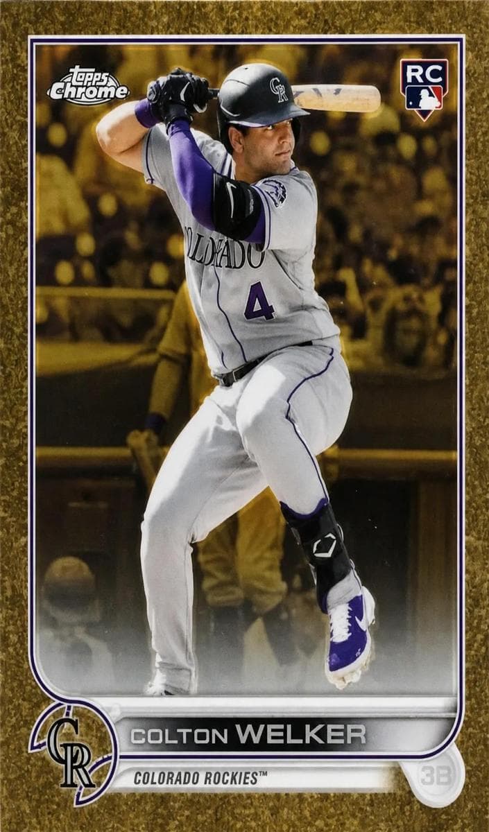 Colton Welker 2022 topps Topps Gilded Collection