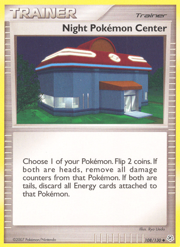 Night Pokemon Center 2007 Pokemon Diamond & Pearl