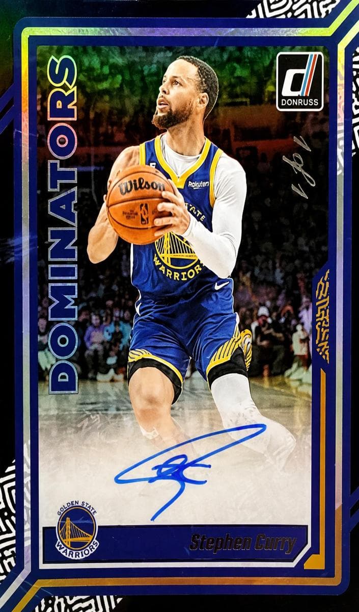 Stephen Curry 2023 panini Donruss