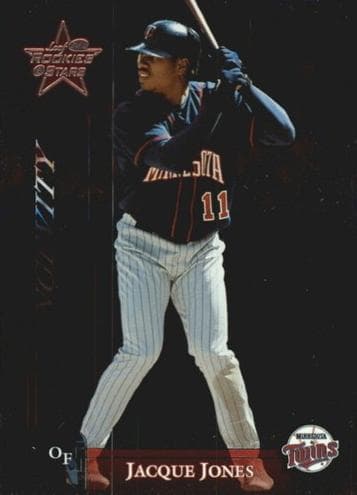 Jacque Jones 2002 leaf Rookies And Stars