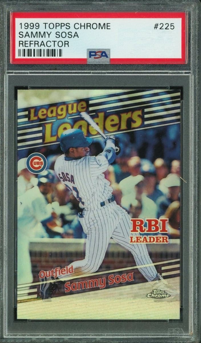 Sammy Sosa 1999 topps Topps Chrome