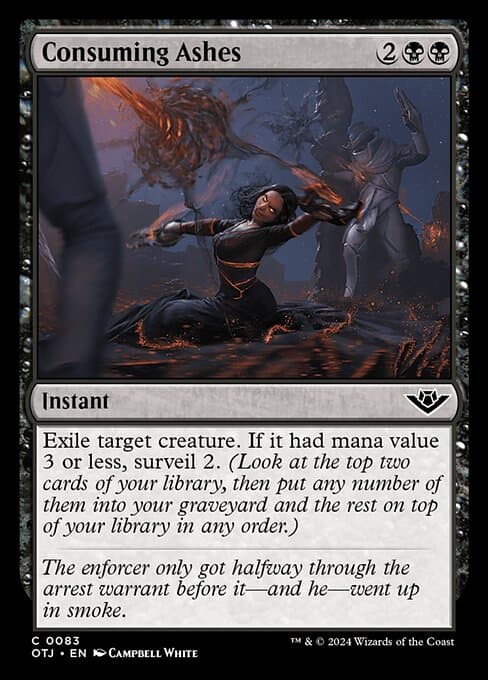 Consuming Ashes 2024 Magic: The Gathering Outlaws of Thunder Junction