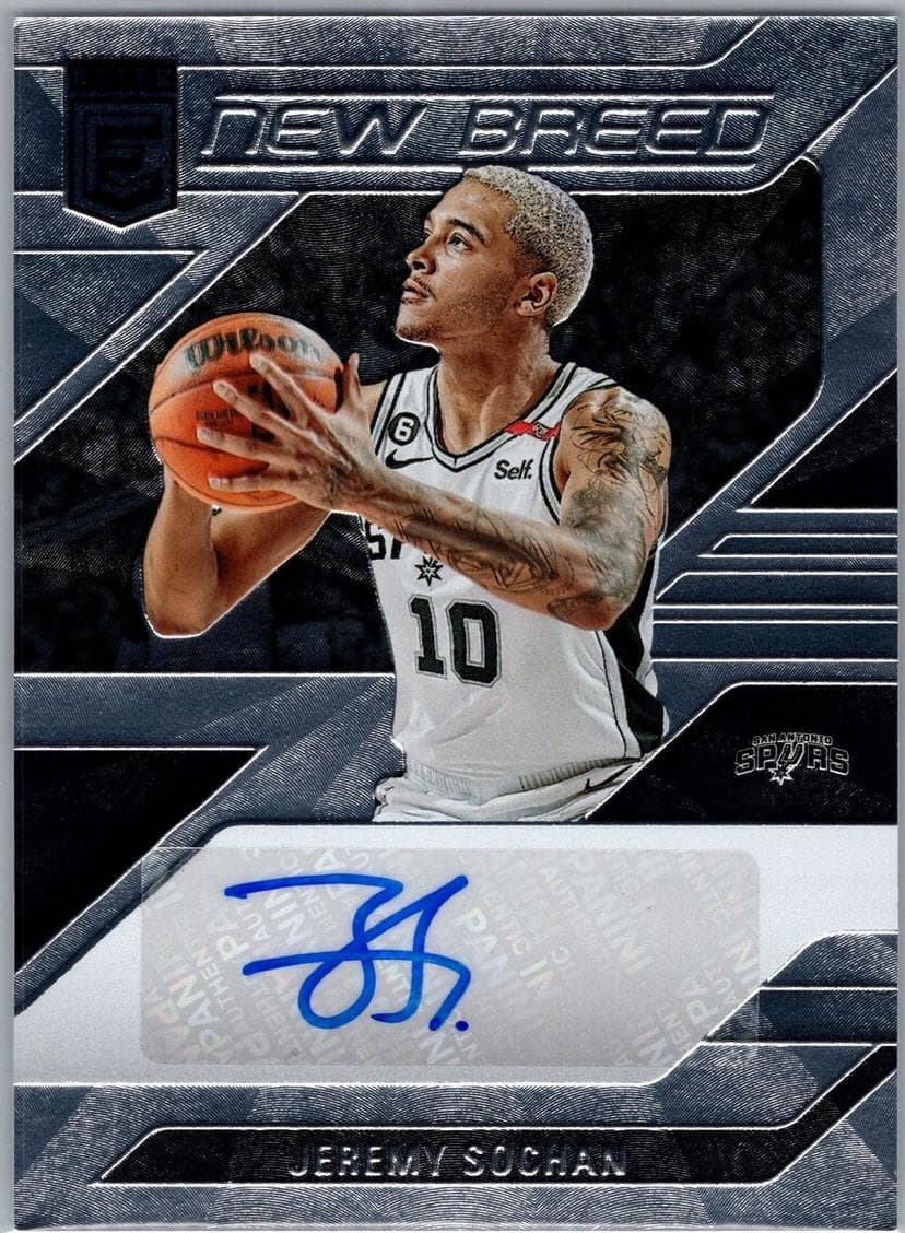 Jeremy Sochan 2023 panini Donruss Elite