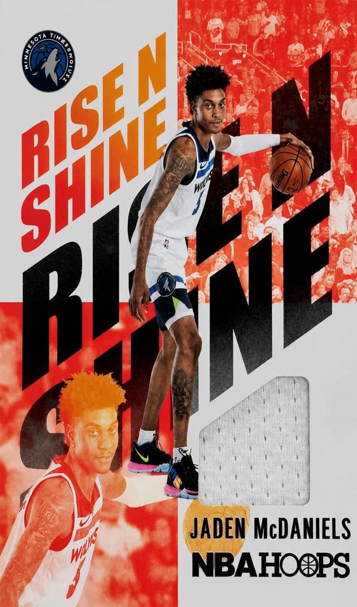 Jaden McDaniels 2020 panini Hoops