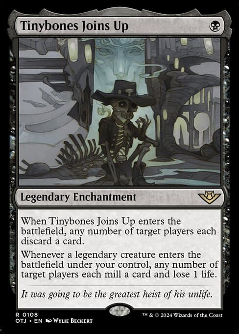 Tinybones Joins Up 2024 Magic: The Gathering Outlaws of Thunder Junction
