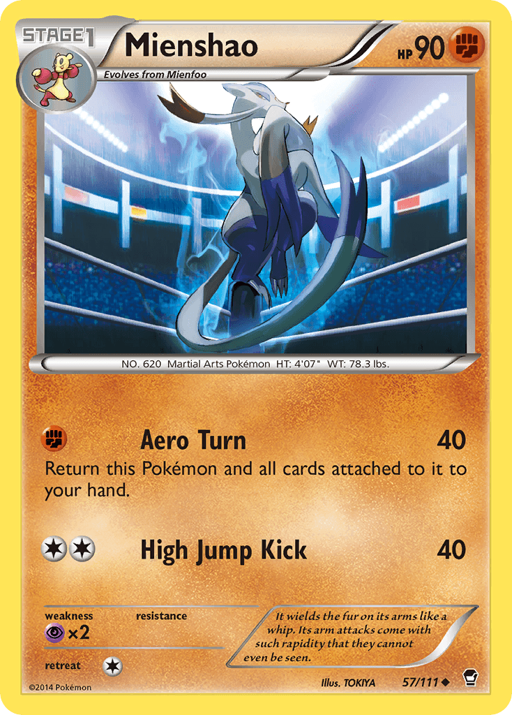 Mienshao 2011 Pokemon