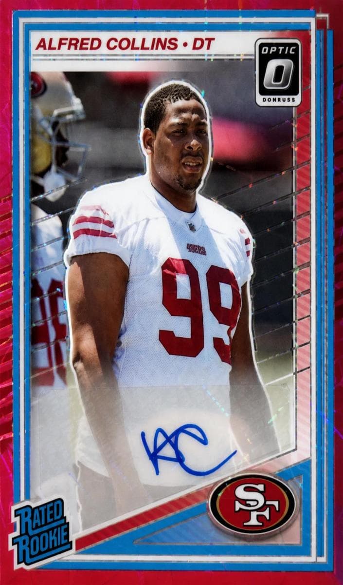 Alfred Collins trading card