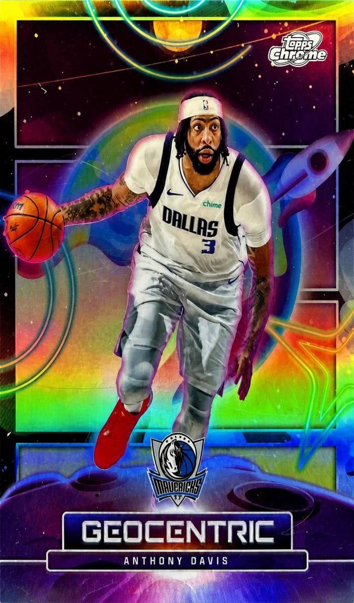 Anthony Davis 2025 topps Topps Cosmic Chrome
