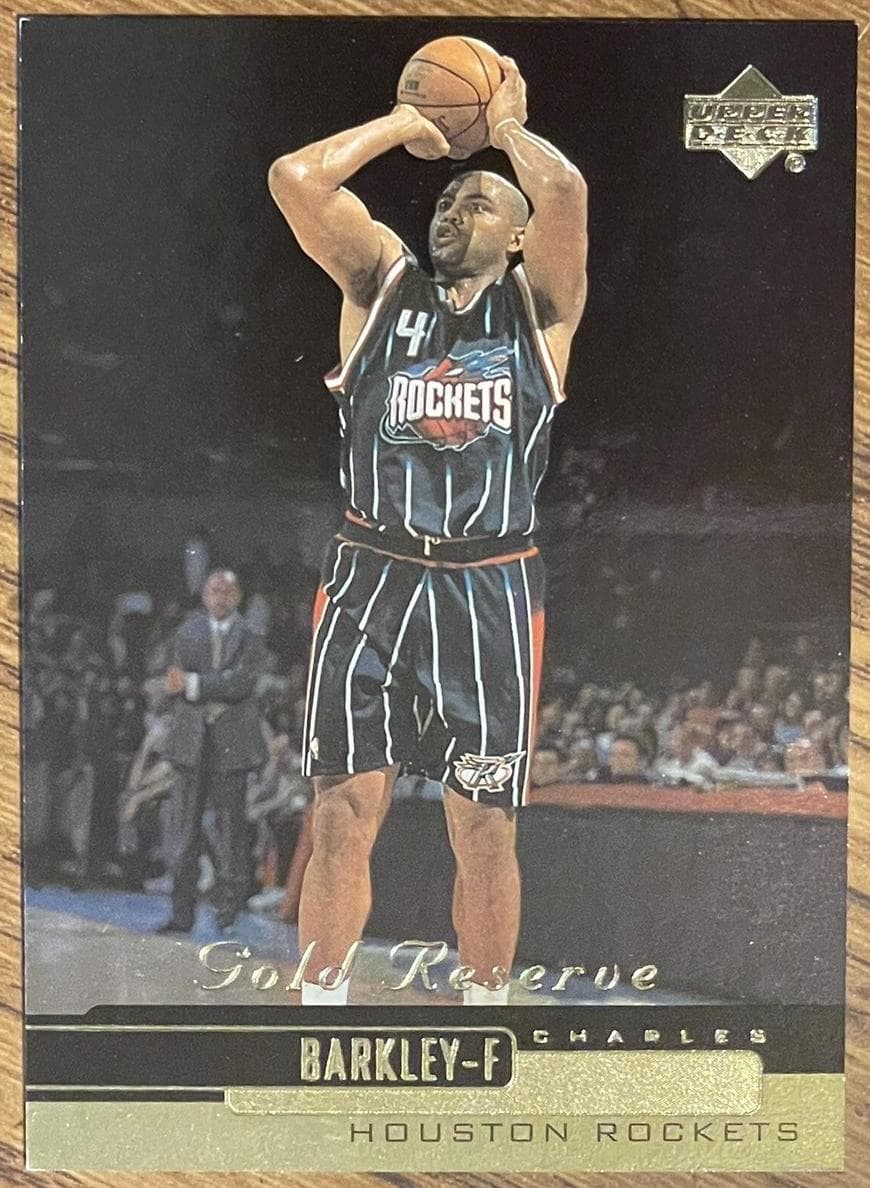 Charles Barkley 1999 upper-deck Gold Reserve