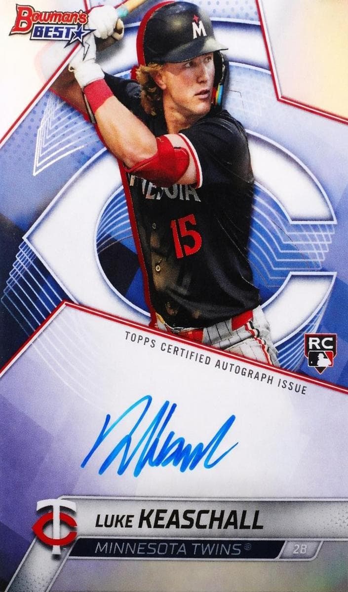 Luke Keaschall 2025 bowman Bowman Best