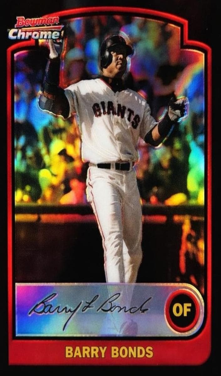 Barry Bonds 2003 bowman Bowman Chrome