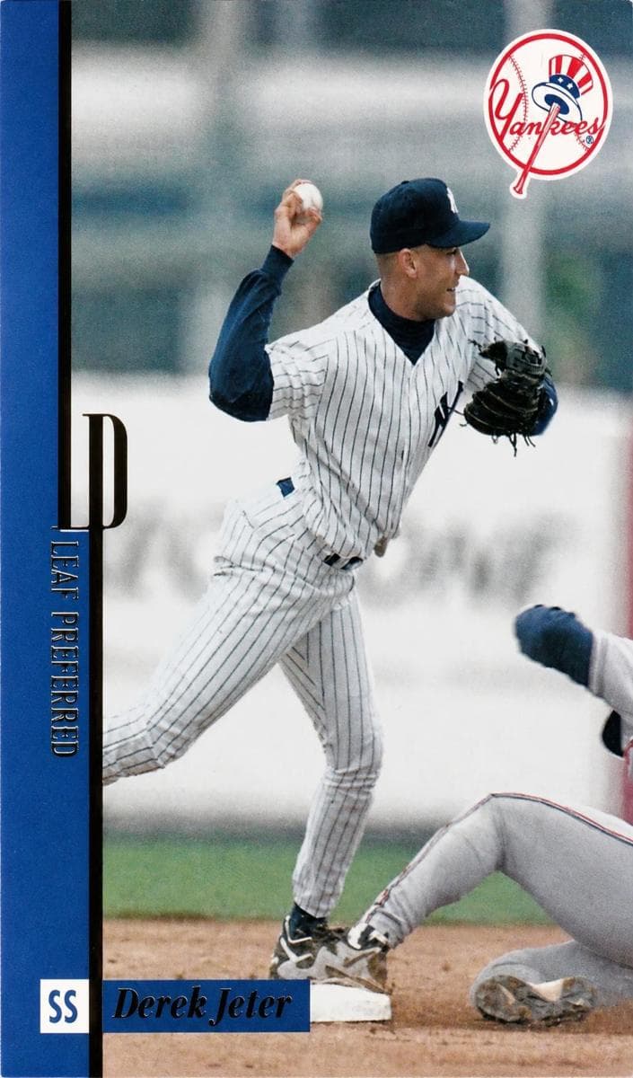 Derek Jeter 1996 leaf Leaf Preferred
