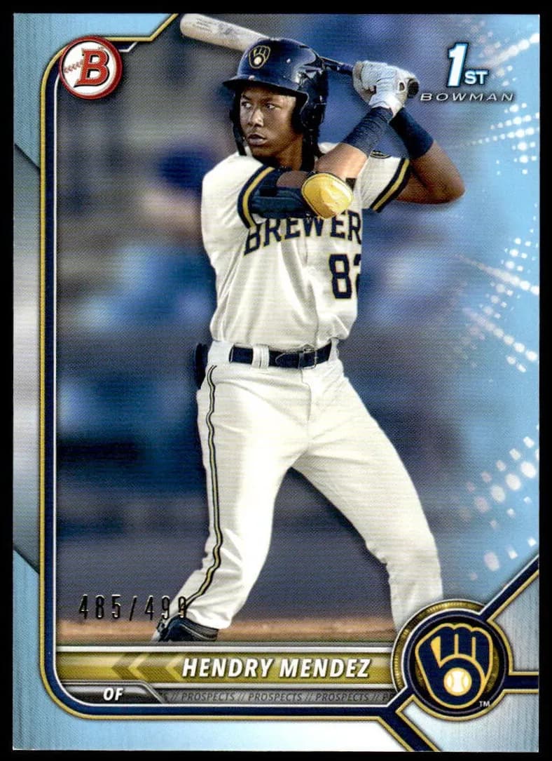 Hendry Mendez trading card