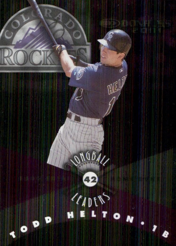 Todd Helton 2001 panini Donruss