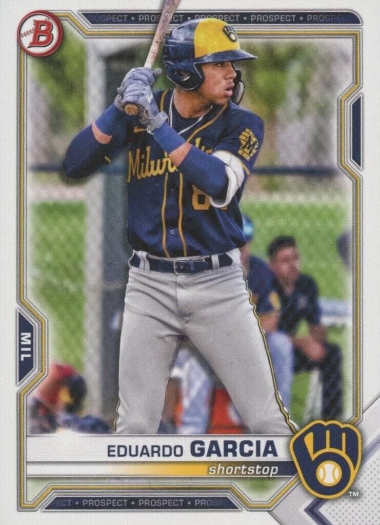 Eduardo Garcia 2021 bowman Bowman Draft