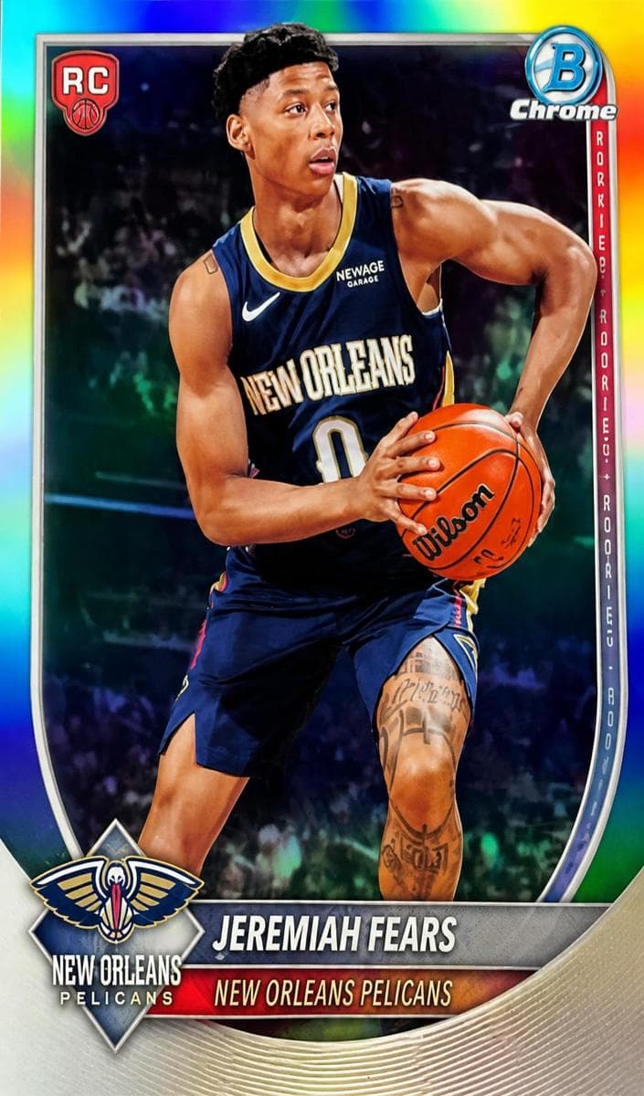 Jeremiah Fears 2025 bowman Bowman