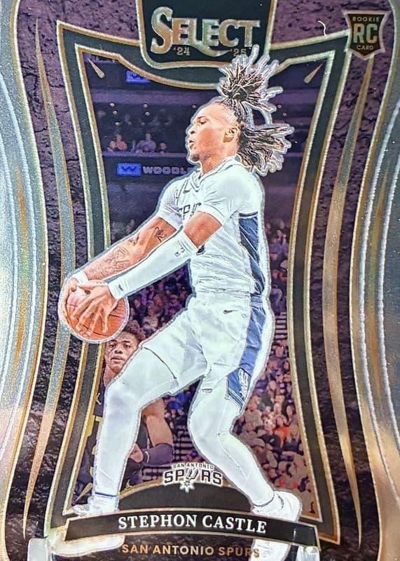 Stephon Castle 2024 panini Select Mezzanine Blue Cracked Ice
