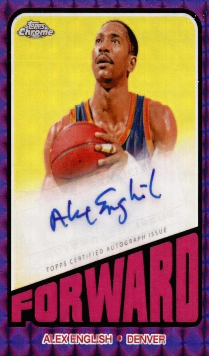 Alex English 2023 topps Topps Chrome