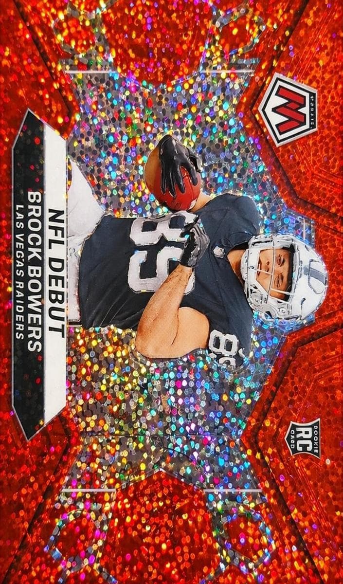 Brock Bowers 2024 panini Mosaic NFL Debut example 1