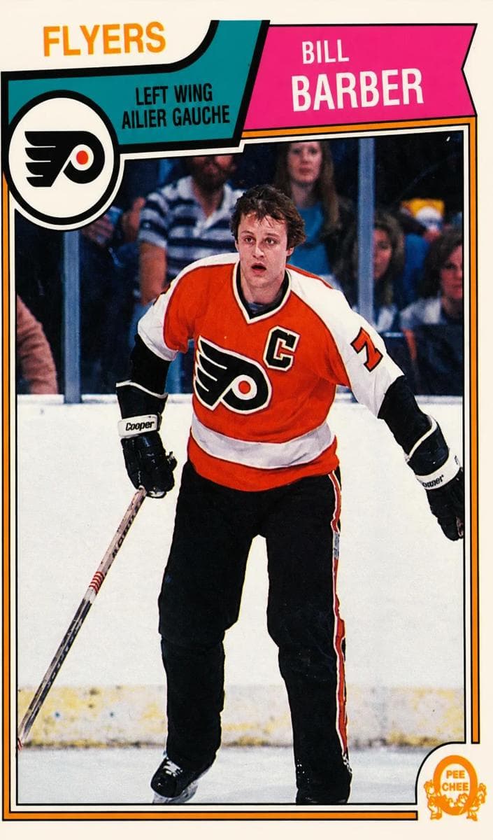 Bill Barber 1983 topps O-Pee-Chee