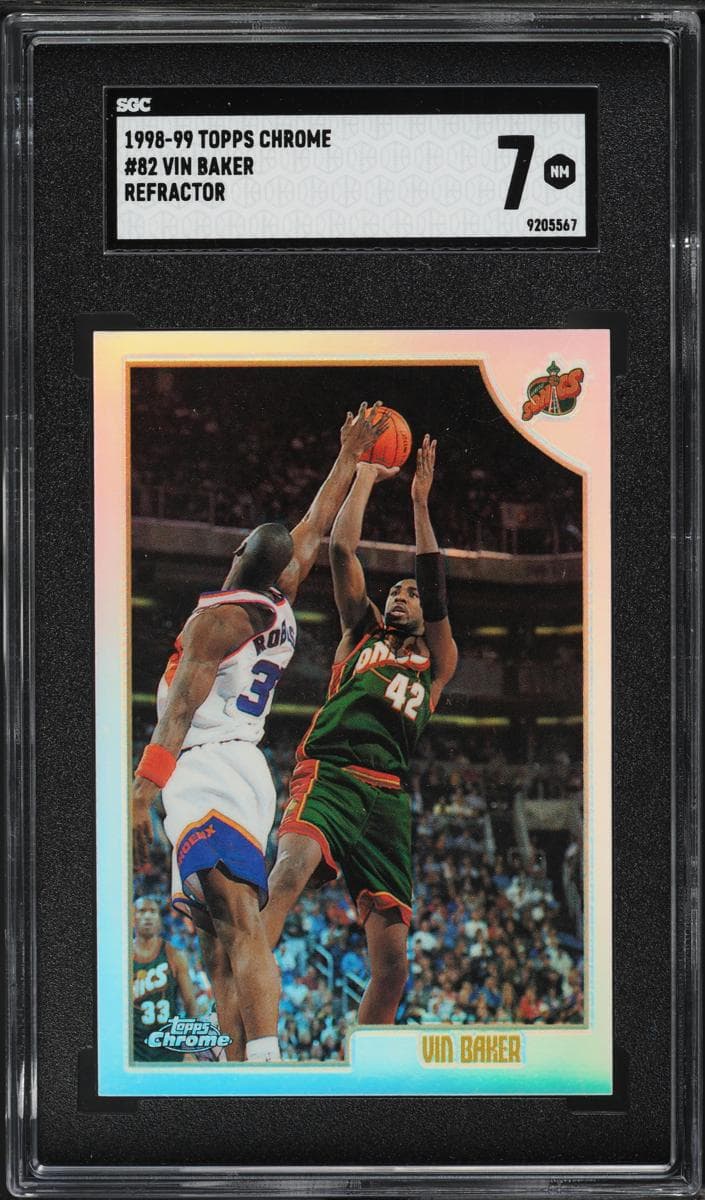 Vin Baker 1998 topps Topps Chrome