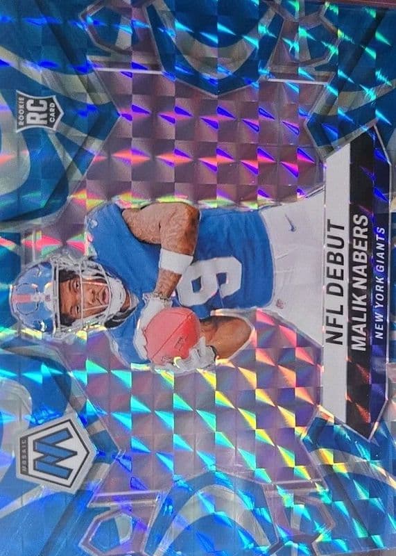 Malik Nabers 2024 panini Mosaic NFL Debut