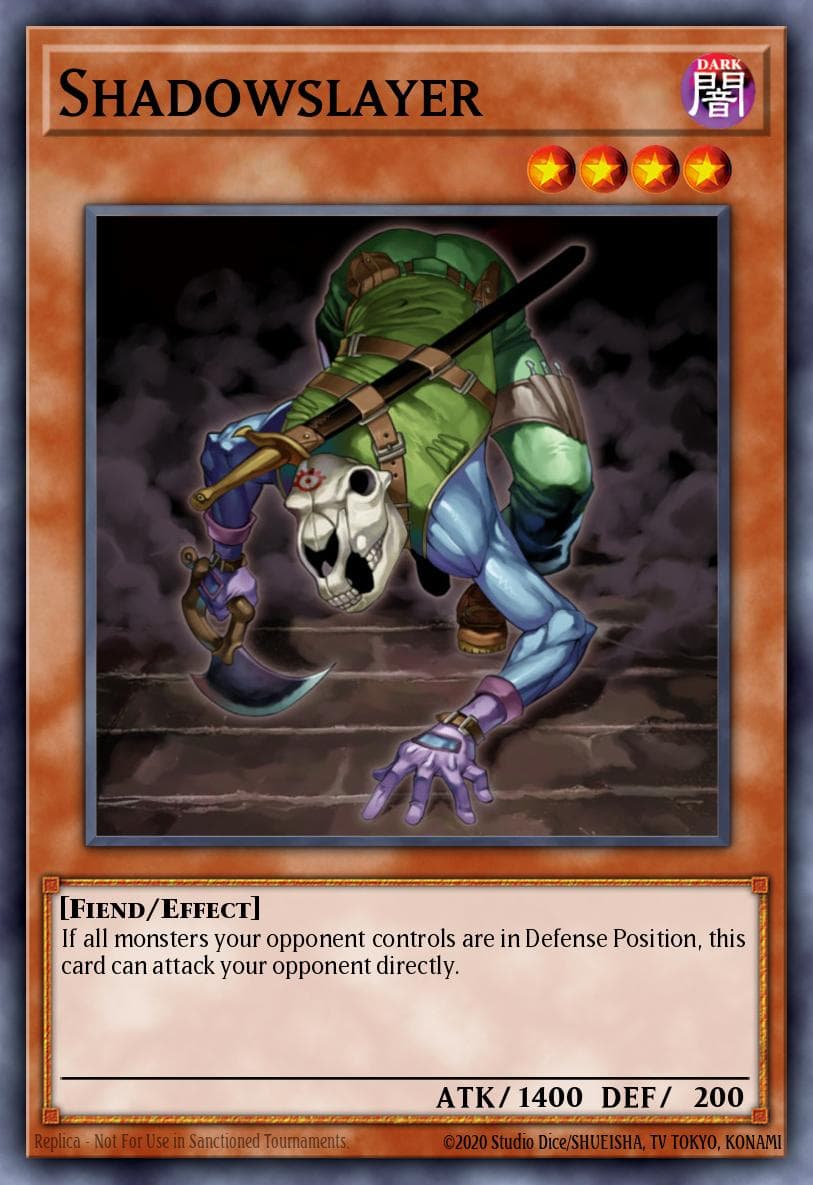 Shadowslayer 2005 Yu-Gi-Oh! Flaming Eternity example 1