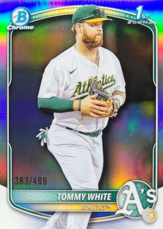 Tommy White trading card