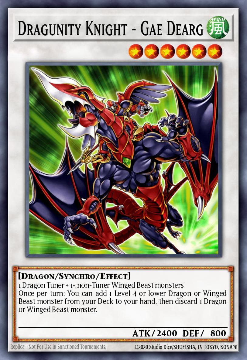 Dragunity Knight - Gae Dearg 2010 Yu-Gi-Oh! Starstrike Blast 1st Edition