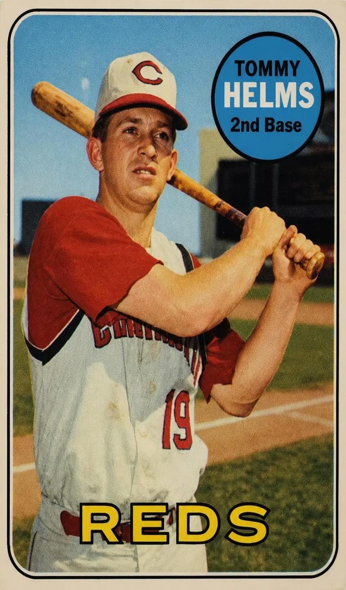 Tommy Helms 1969 topps O-Pee-Chee