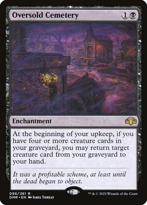 Oversold Cemetery 2023 Magic: The Gathering Dominaria Remastered Borderless
