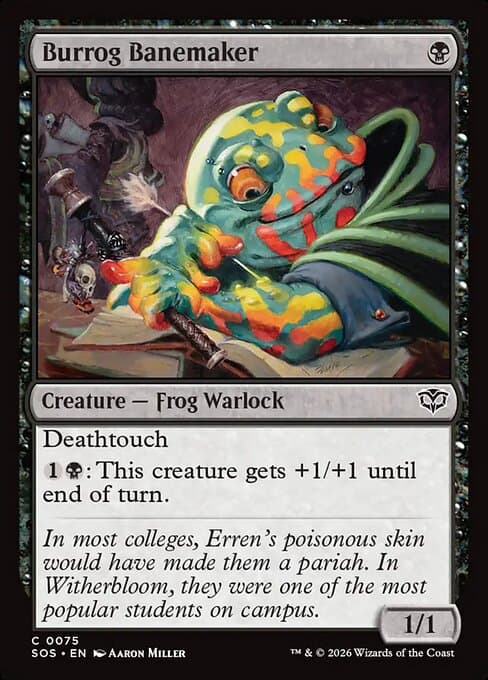 Burrog Banemaker 2026 Magic: The Gathering Secrets of Strixhaven Foil