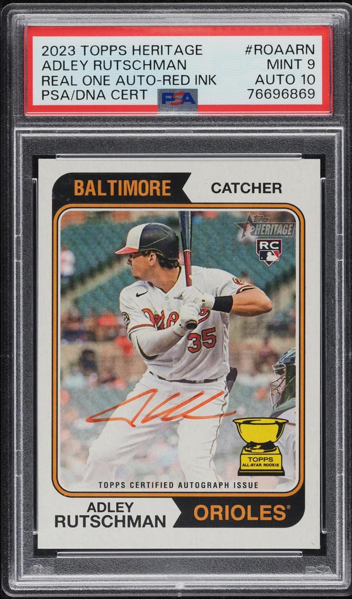 Adley Rutschman 2023 topps Topps Heritage