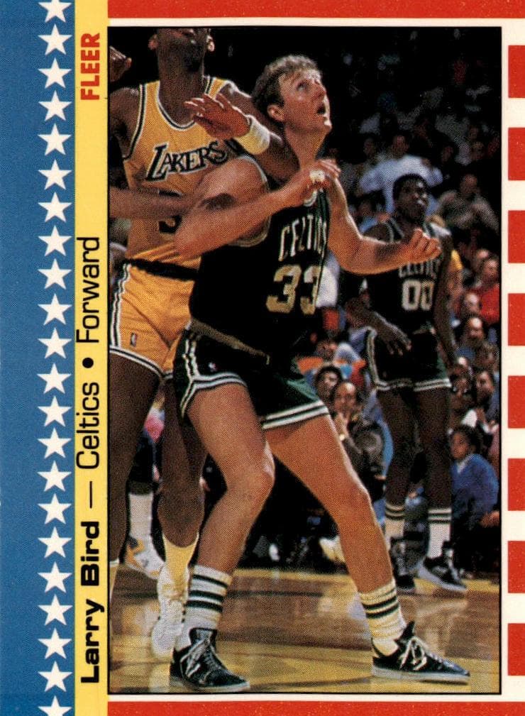Larry Bird 1987 fleer