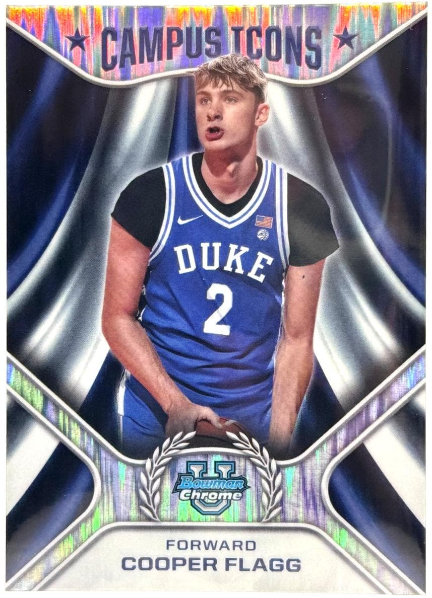 Cooper Flagg 2024 bowman Bowman University Chrome