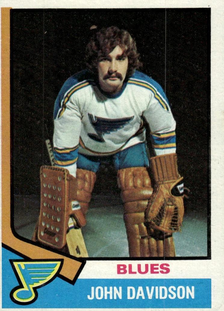 John Davidson 1974 topps Topps