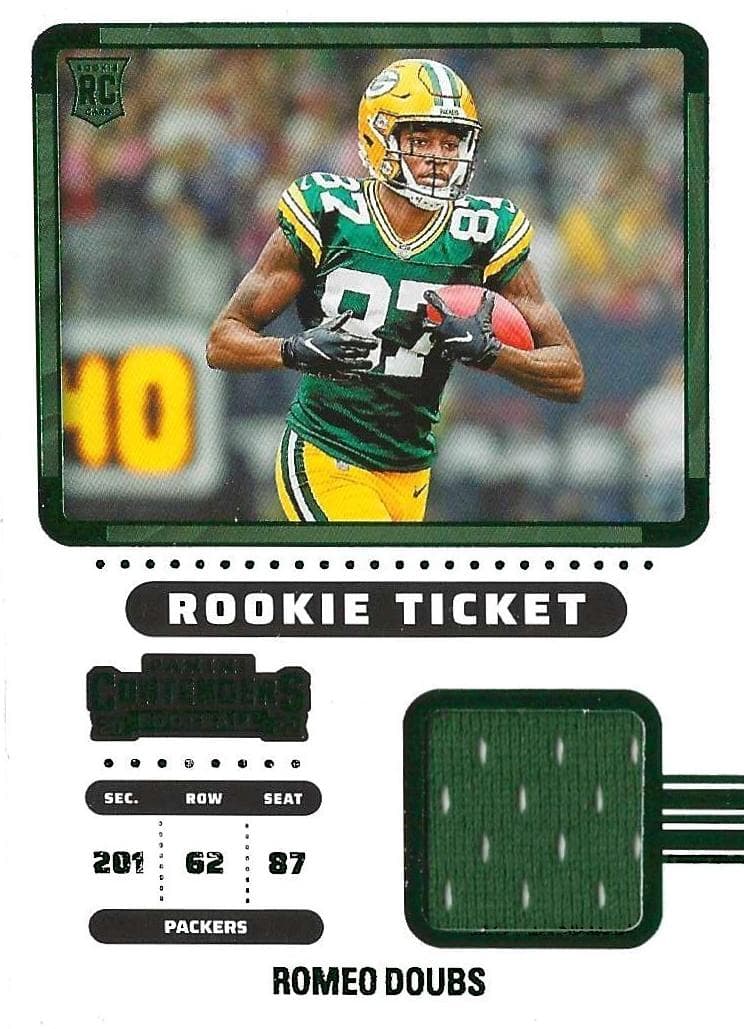 Romeo Doubs 2022 panini Panini Contenders
